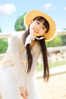 白桃美人一片式A字半身裙